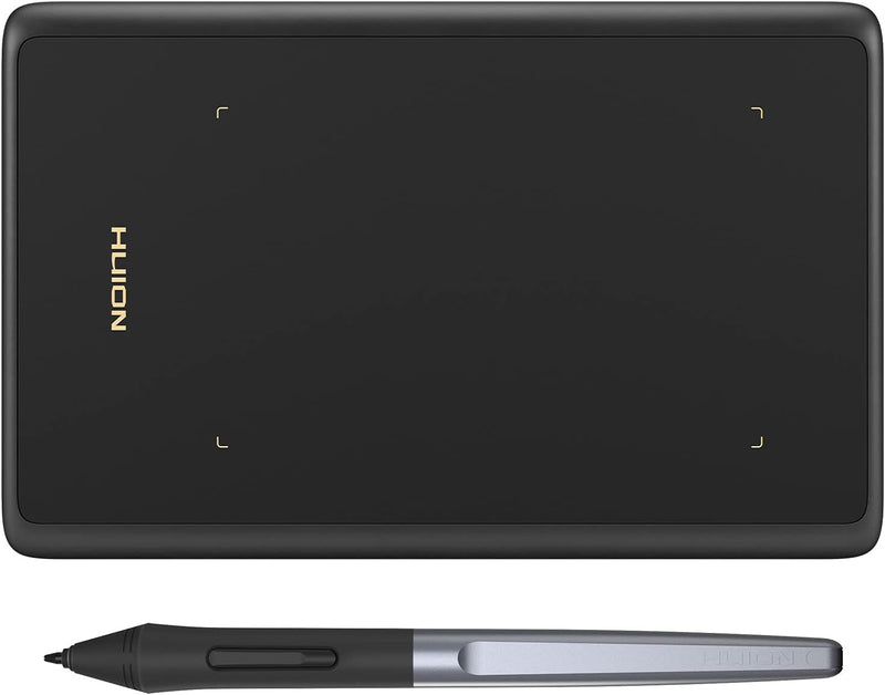 Tableta de dibujo HUION H420X, tableta gráfica con presión de lápiz...