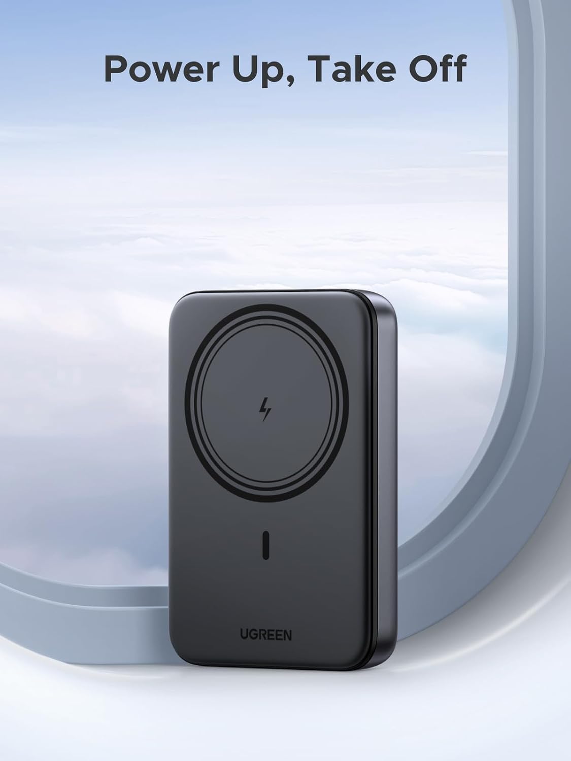 UGREEN Banco magnético de energía de 10000 mAh PD 20W USB-C para iP...