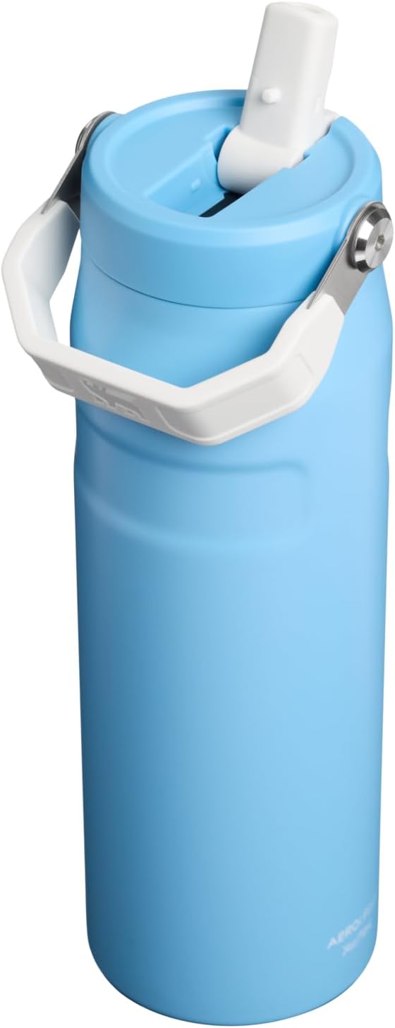 STANLEY IceFlow - Botella con popote 2.0, 24 onzas, color azul clar...