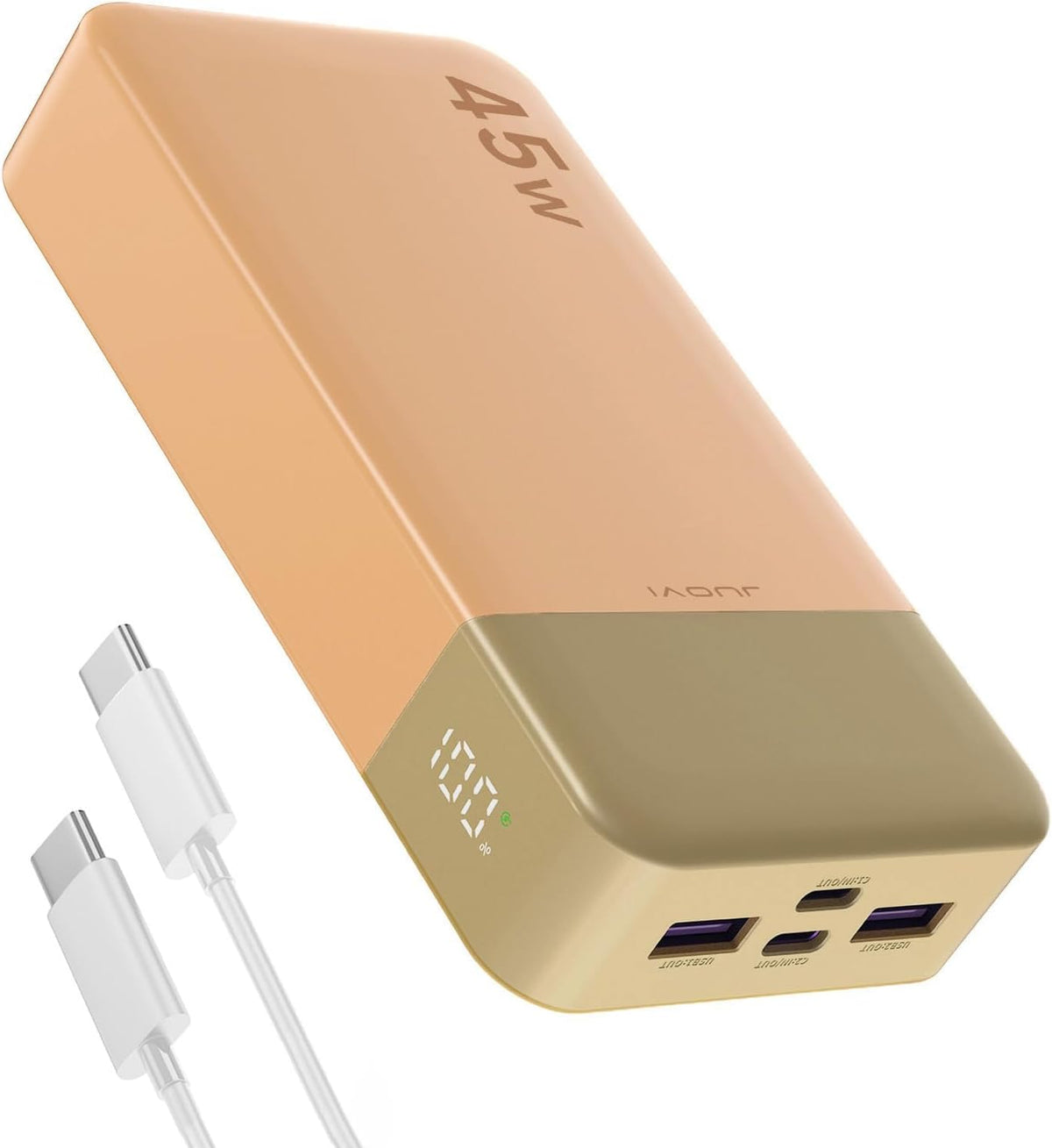 Cargador portátil JUOVI Power Bank 45W 20000mAh | PD QC carga rápid...