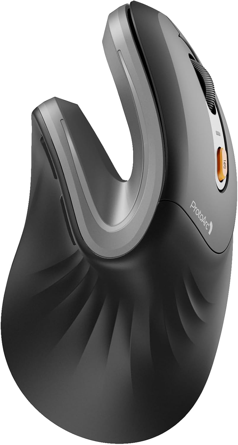 ProtoArc Ratón Ergonómico, EM11 NL Ratón Vertical Inalámbrico, Rató...