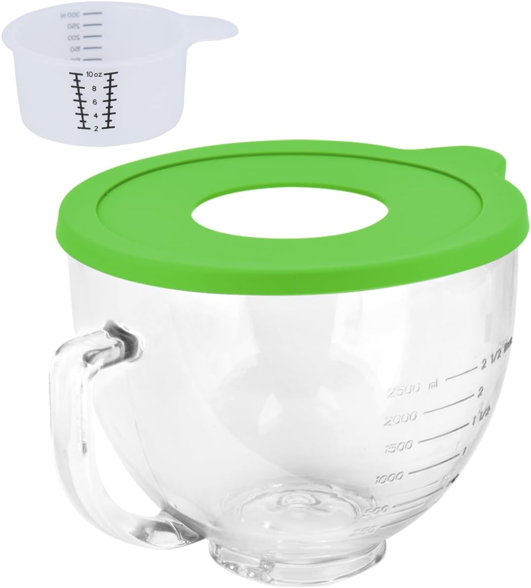 Tazón de vidrio compatible con KITCHENAID 4.5\/5 QT con cabezal de...