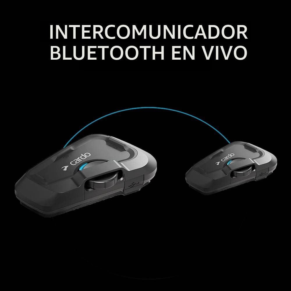 Cardo Systems FREECOM 2X - Intercomunicador de 2 vías con conexión...