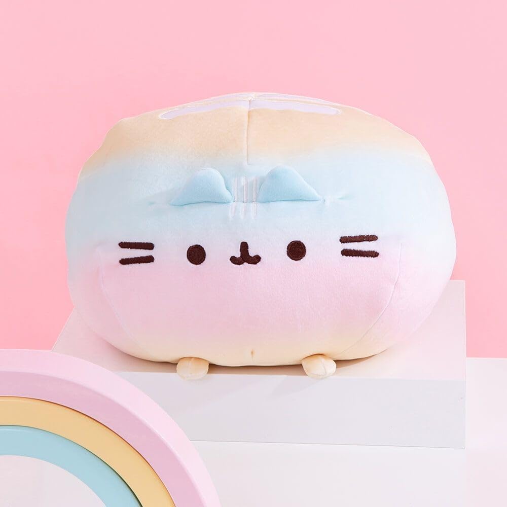 GUND antifaz de gato Pusheen arcoíris redondo de peluche, animal de...