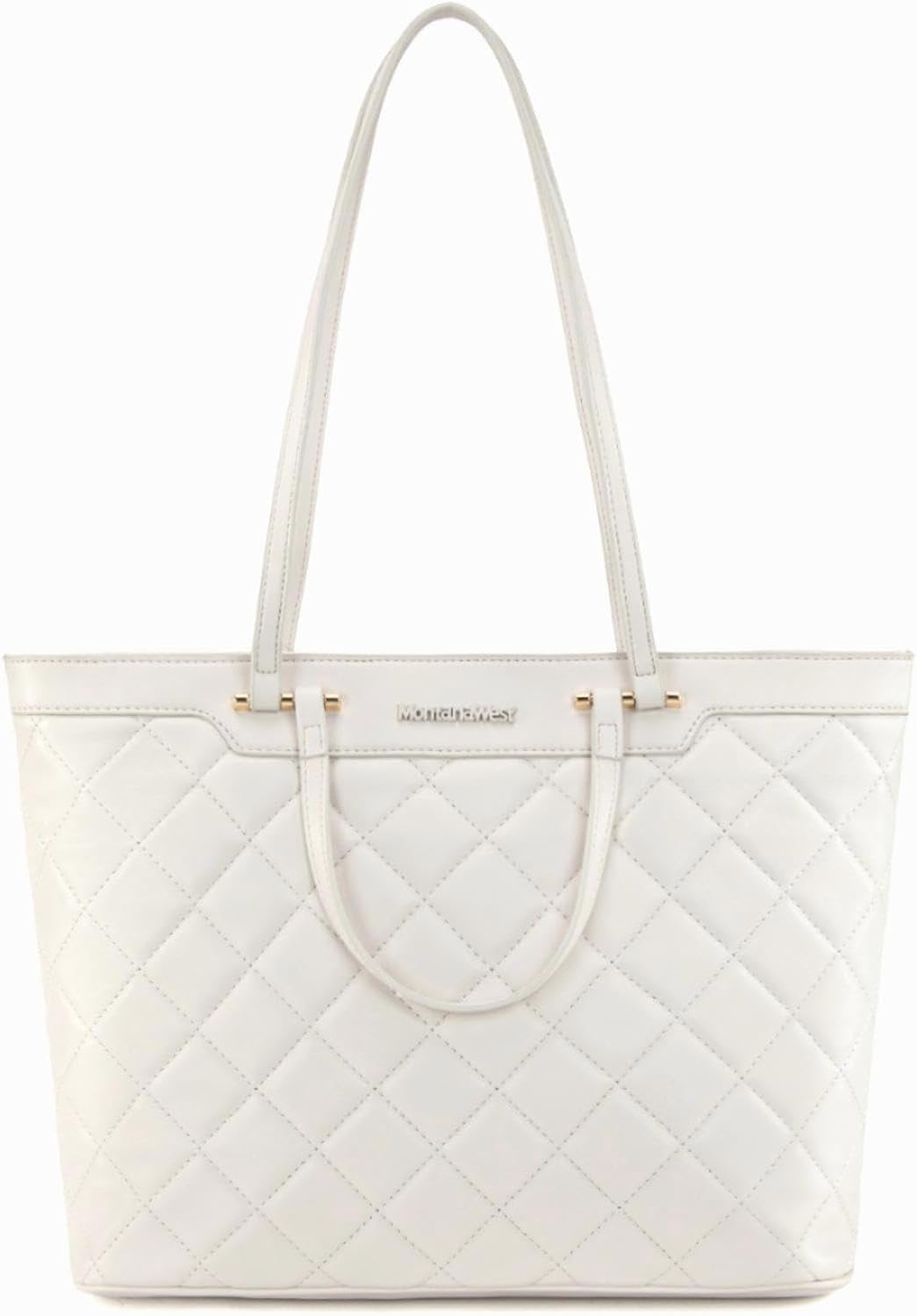 Montana West Quilted Tote Bag for Women Shoulder Bag Fashion Handba...