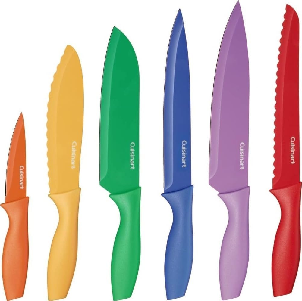 Cuisinart C55-01-12PCKS Colección Juego de 12 Cuchillos, Multicolor...