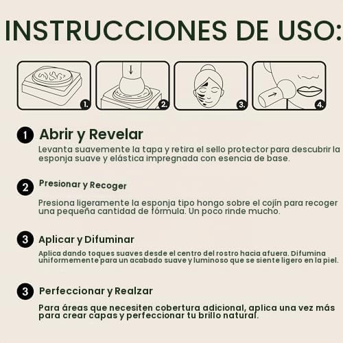 HushGlow® Base de cojín SPF 30, fórmula infundida para el cuidado d...