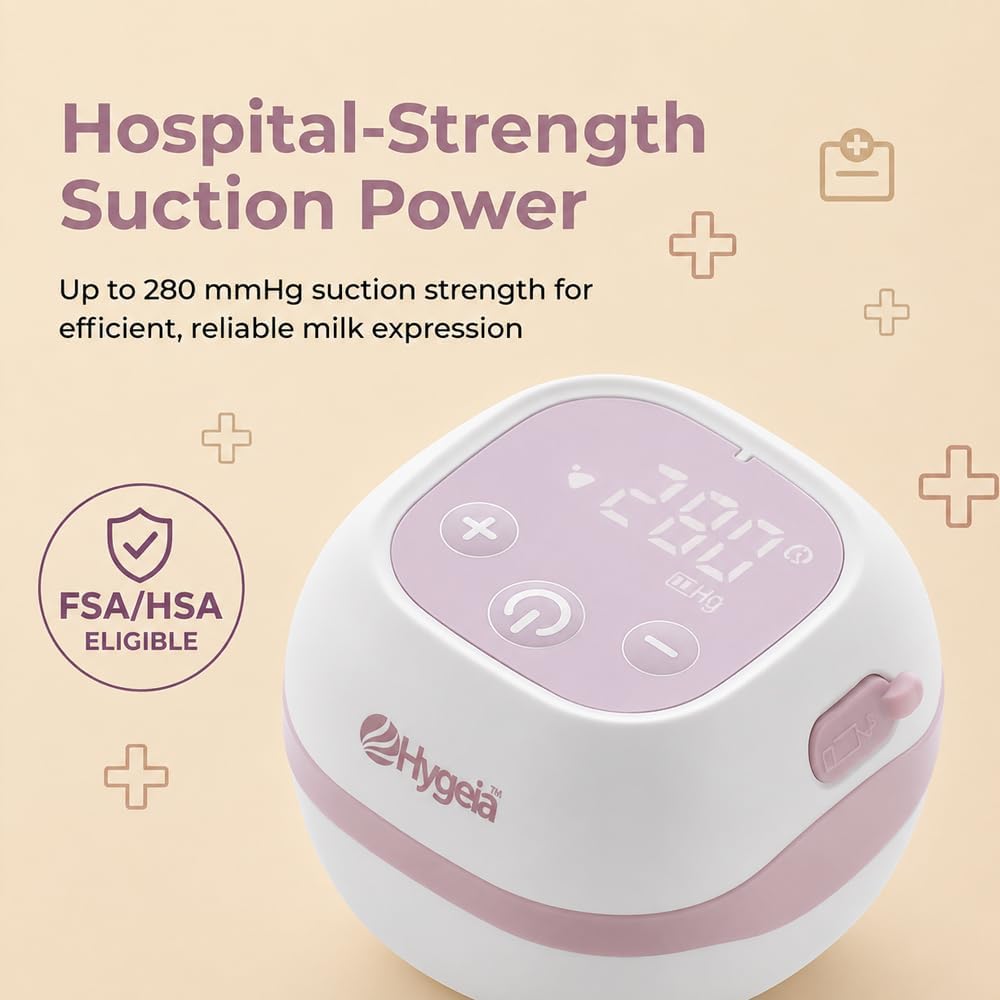 Hygeia Esprit - Extractor de leche portátil, con copa de 1.063 in,...