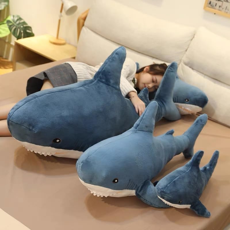 Ryttir Animales de Peluche de Tiburón Gigante XXXL de 47.2 Pulgadas...
