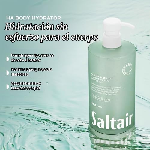 Saltair Paquete de cuidado corporal de hidratación | Suero HA y lec...
