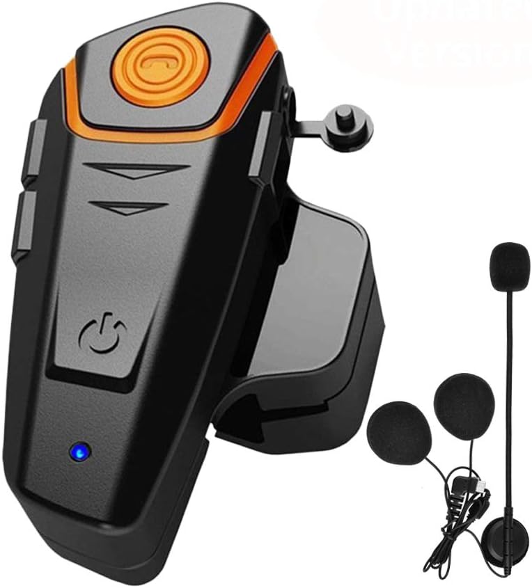 Dgakcvb Auriculares Bluetooth para motocicleta, BT-S2 Bluetooth 5.0...
