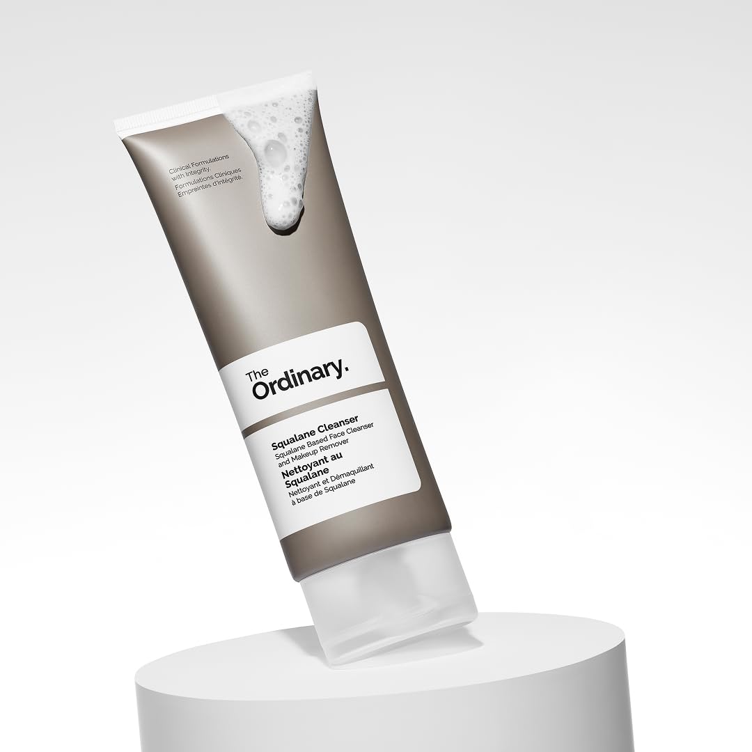 The Ordinary Limpiador de escualano, bálsamo limpiador facial y rem...