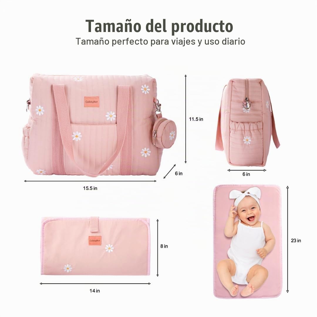 GOBABYMART Juego de bolsas de pañales de 3 piezas, bolsa de hospita...