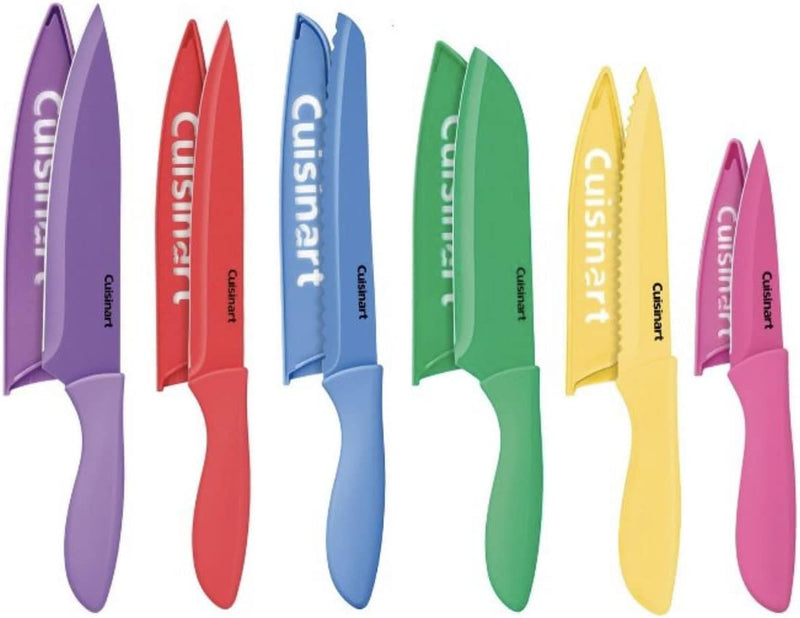 Cuisinart Juego de cuchillos de cocina de 12 piezas, colección Adva...