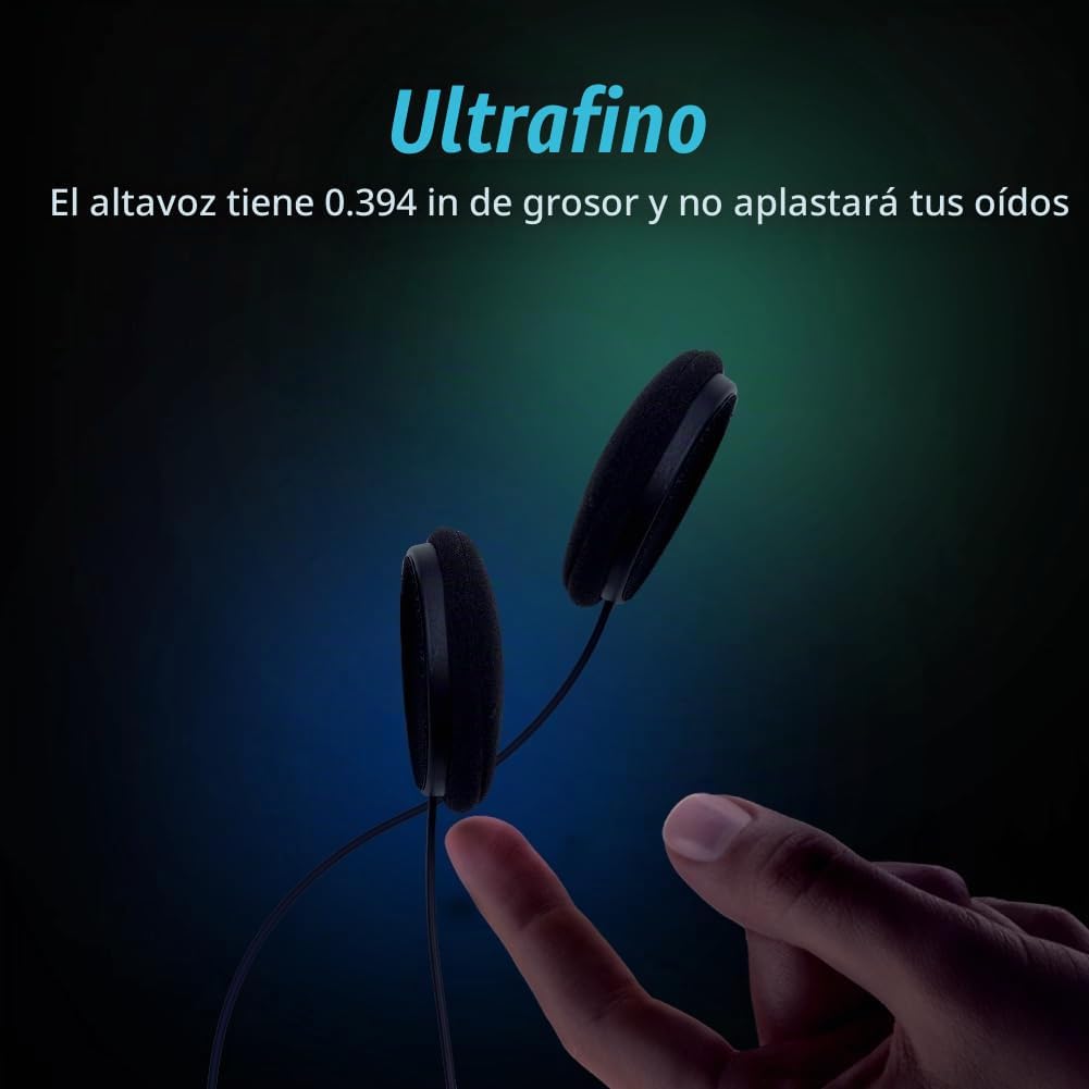 WNJACO Auriculares Bluetooth para Casco de Motocicleta, Auriculares...