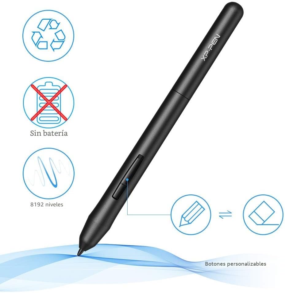 Tableta de dibujo XPPen G430S OSU, tableta de dibujo gráfico con lá...