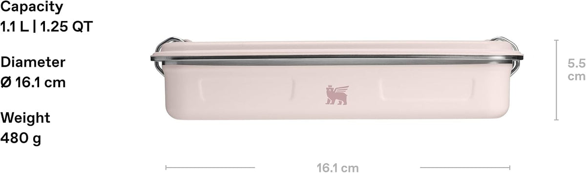 STANLEY 1913 Caja Clásica Lo Útil 1.25L - Cuarzo Rosa | Apto para l...