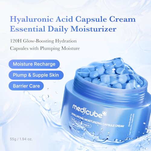 Set de dispositivos Hydra de medicube: crema en cápsulas hialurónic...