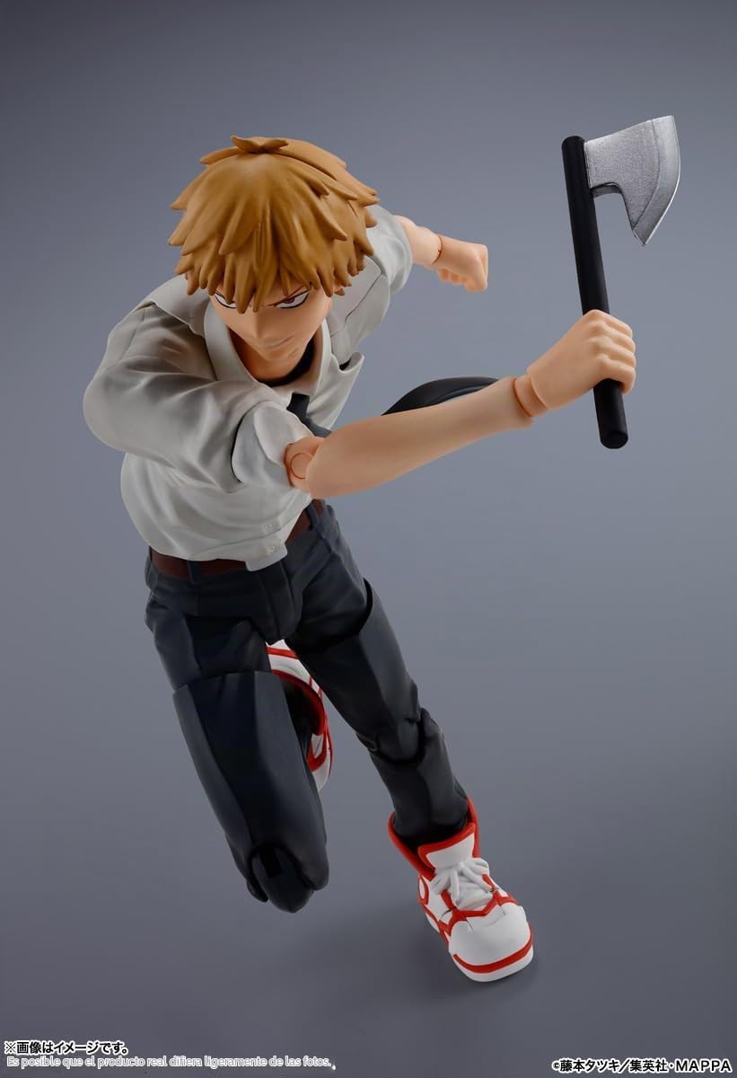 NACIONES TAMASHII - Hombre motosierra - Figura de acción Denji S.H....