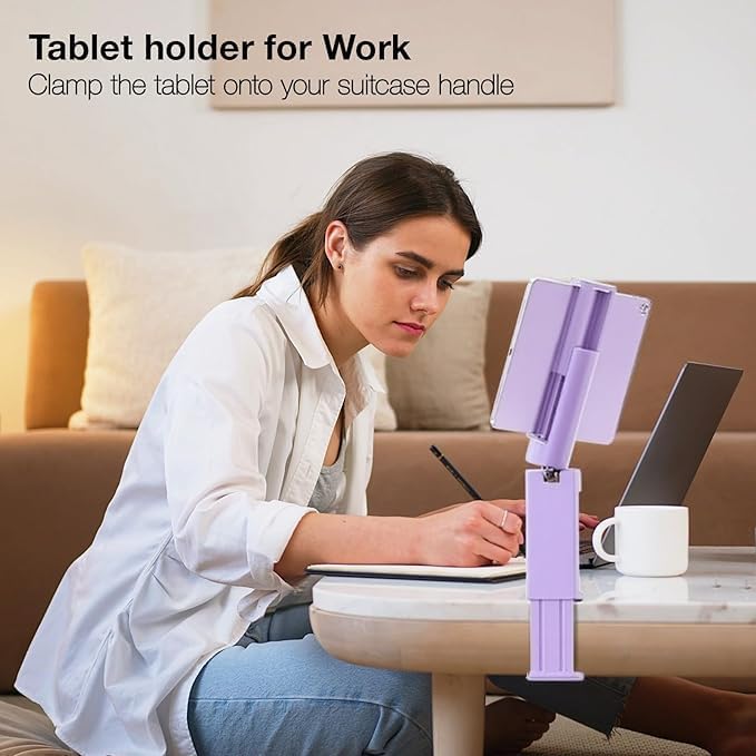 URTRY Soporte para tablet de avión, soporte de viaje giratorio de 3...