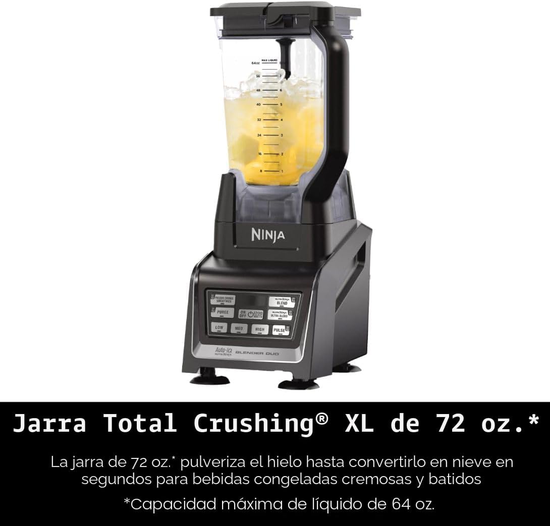 SharkNinja Licuadora, Duo, N\/A | La base Auto-iQ combina batidos y...