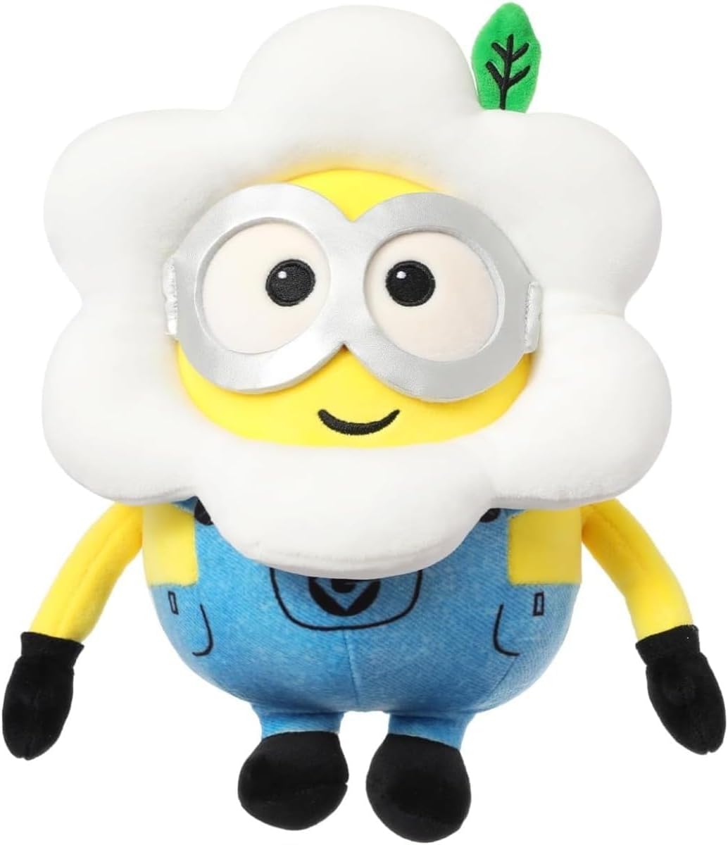 MINISO Minions - Muñeca de felpa con diseño floral de 9 pulgadas, s...
