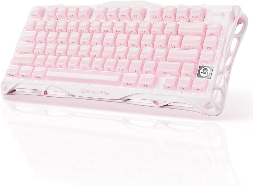 GravaStar Mercury K1 75% Teclado mecánico inalámbrico para juegos,...