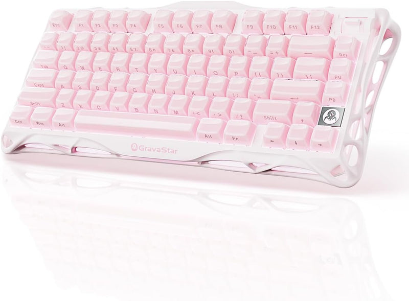 GravaStar Mercury K1 75% Teclado mecánico inalámbrico para juegos,...