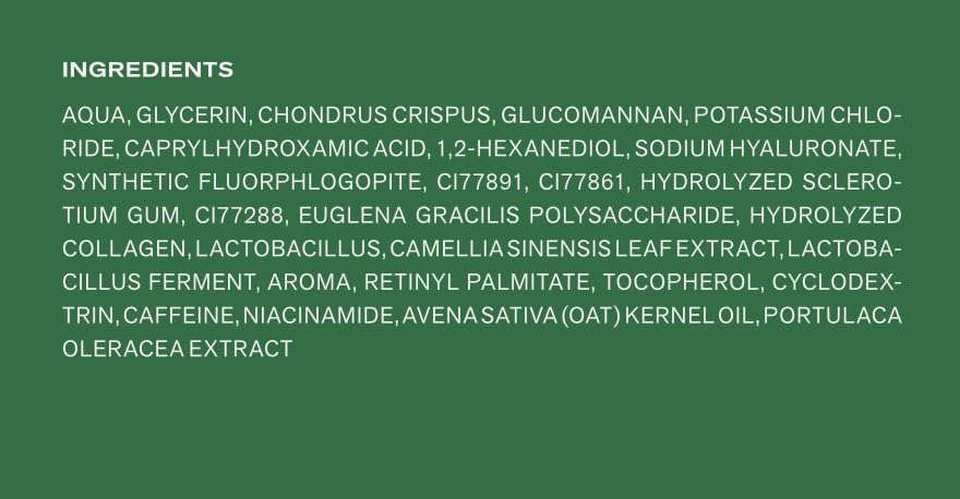 Parches debajo de los ojos de té verde de Enaskin Naturals para hin...