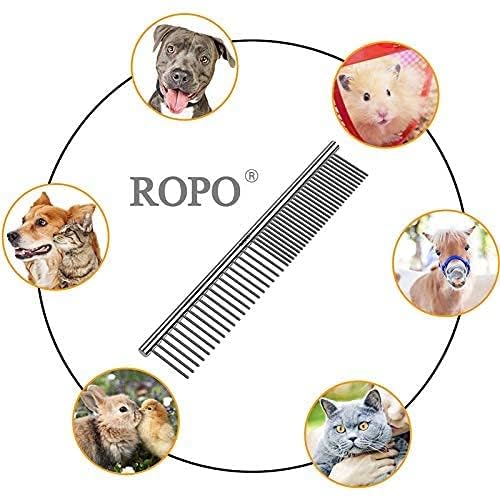 CWXZSTM Peines de acero para mascotas para perros y gatos, herramie...