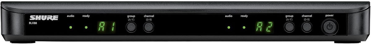 Shure BLX288\/B58 Sistema de audio inalámbrico de doble canal Banda...