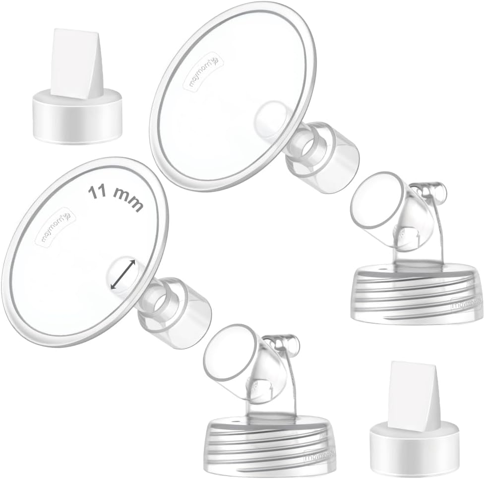 2X 11 mm Maymom Piezas de bomba de dos piezas de cuello ancho compa...