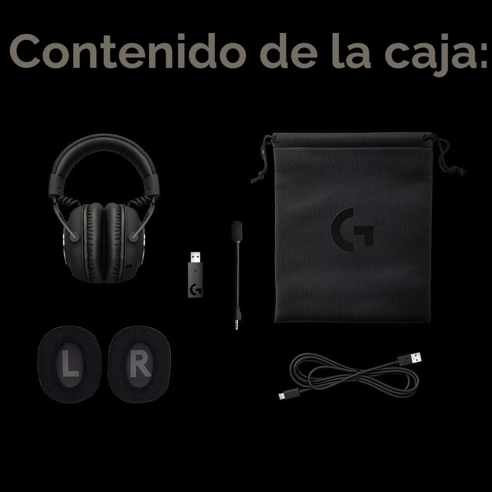 Logitech G Auriculares inalámbricos para juegos PRO X Lightspeed -...