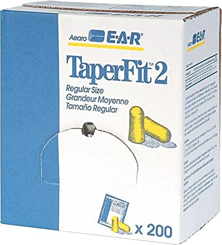 3M Tapones para los oídos, E-A-R TaperFit2 312-1219, Sin cable, Des...