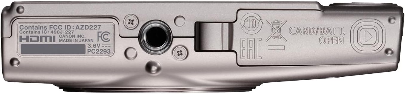 Canon PowerShot ELPH 360 HS A Plata