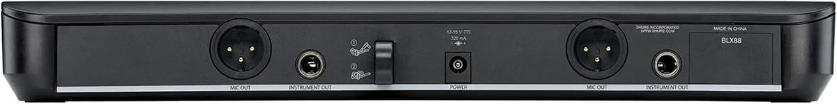 Shure BLX288\/B58 Sistema de audio inalámbrico de doble canal Banda...