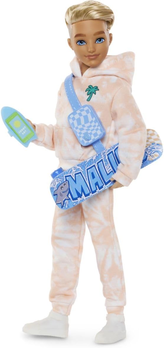 Muñeca Barbie Dream Besties y Accesorios, Muñeca Ken Posable de Mod...