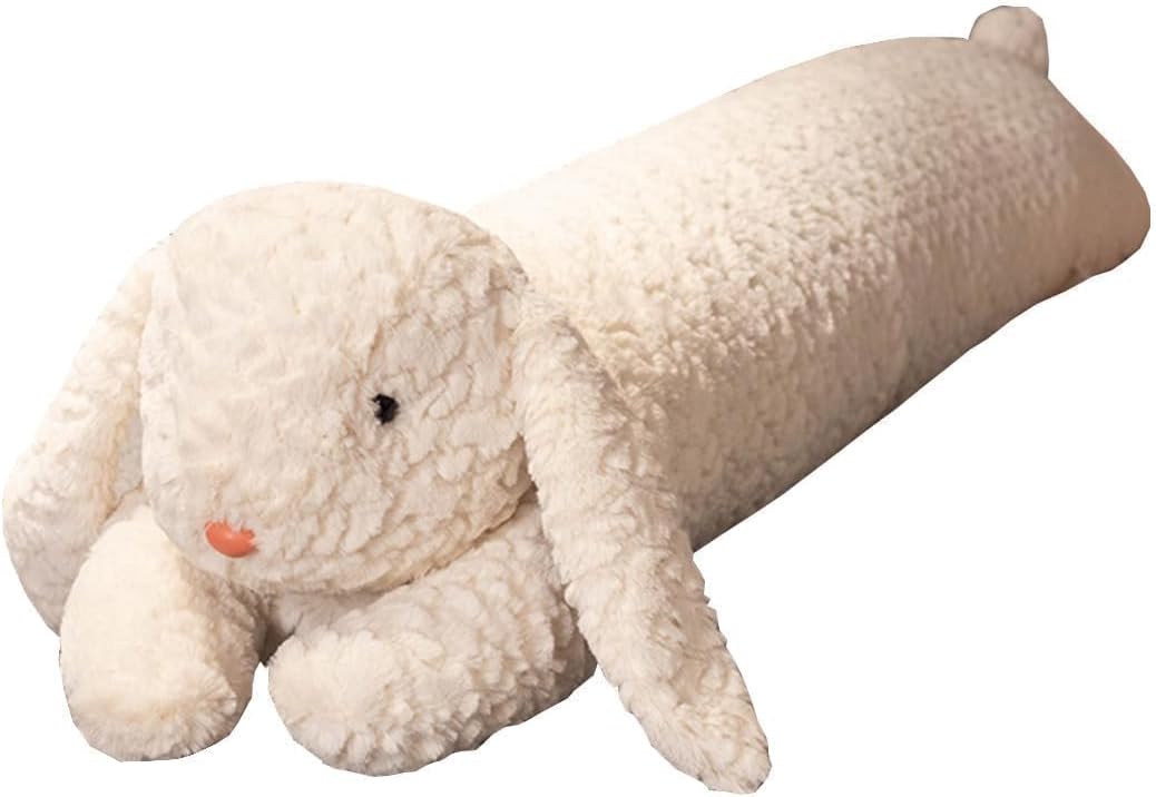 Hofun4U Almohada de felpa de conejo, animal de peluche de conejo, a...