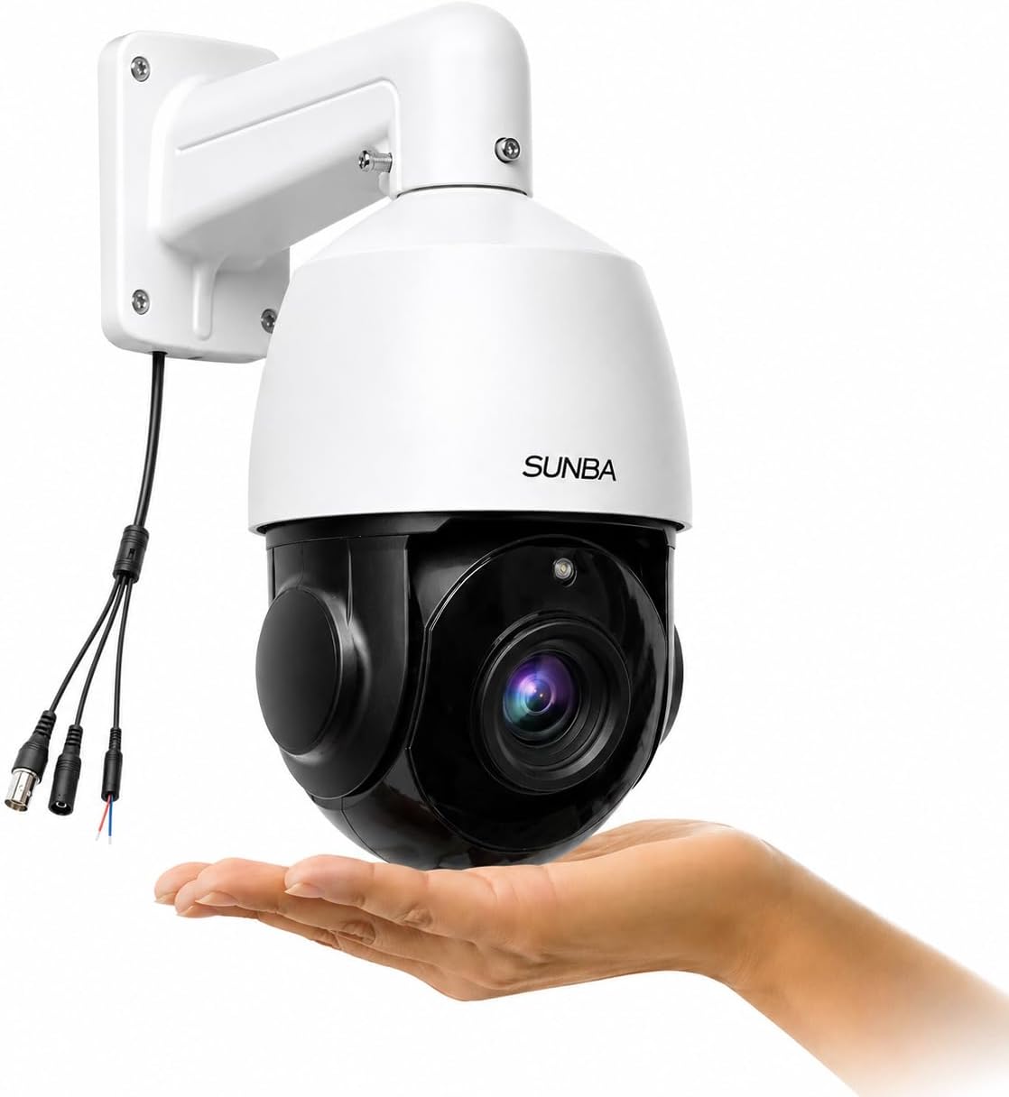 SUNBA Cámara analógica PTZ para exteriores, zoom óptico 22X, cámara...