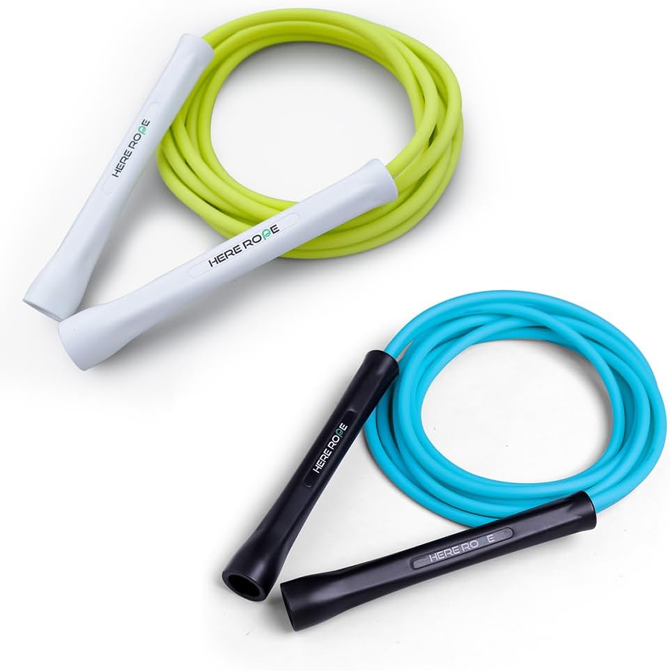 Hererope - Cuerda de saltar de PVC de 0.236 in para hombres y mujer...
