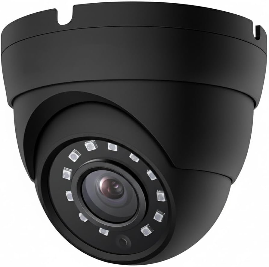 Cámara de seguridad de vigilancia CCTV 2MP TVI AHD domo, lente de 2...