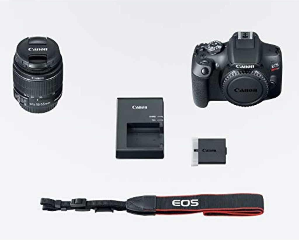 Canon EOS Rebel T7 DSLR Cámara con lente de 18-55 mm (Negro) (Renov...