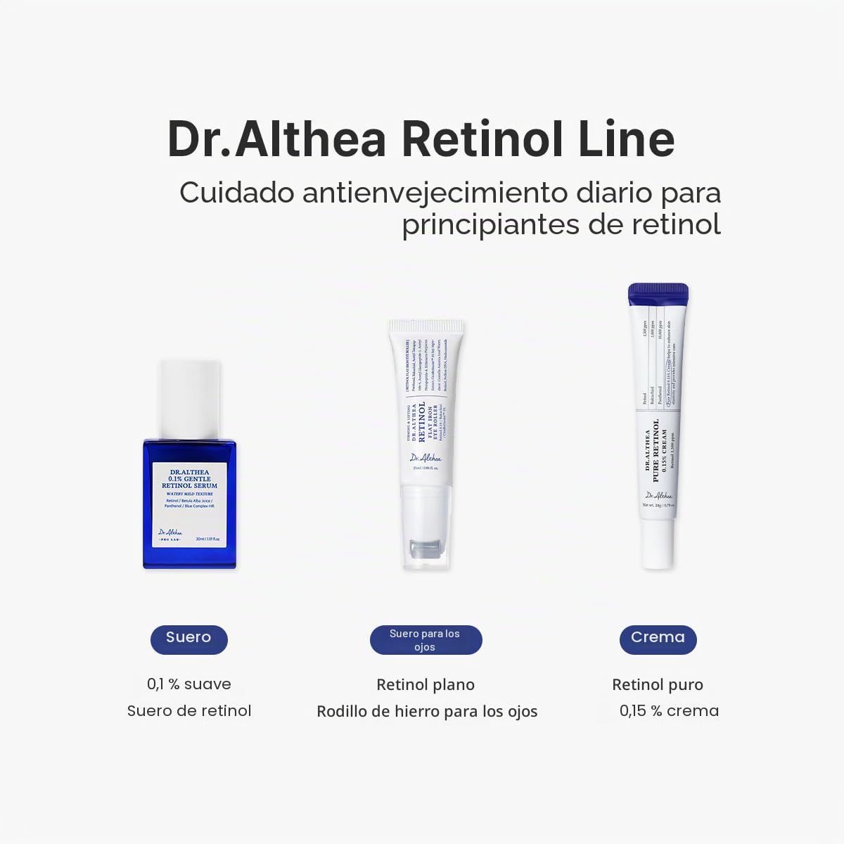 Dr.Althea Pure Retinol 0.15% Cream, cuidado de la piel vegano corea...