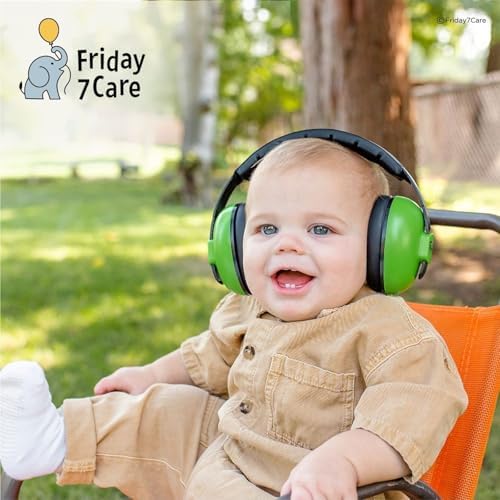 Friday7Care Protección de oídos para bebé; auriculares para bebés a...