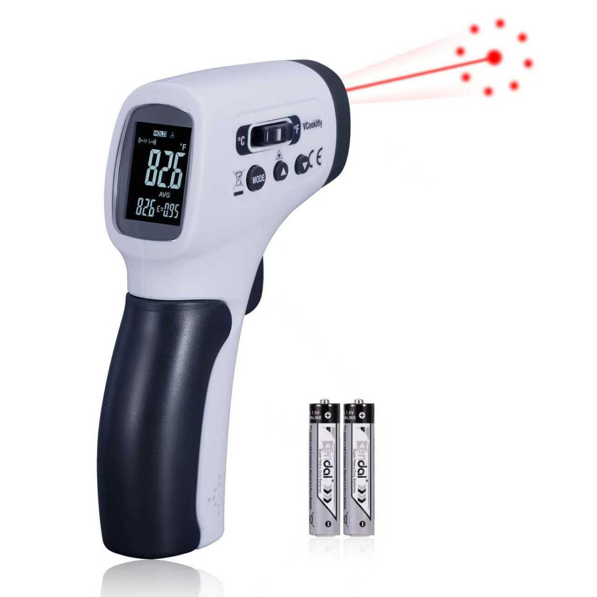 Pistola de temperatura VCooklify para carne, pistola de termómetro...