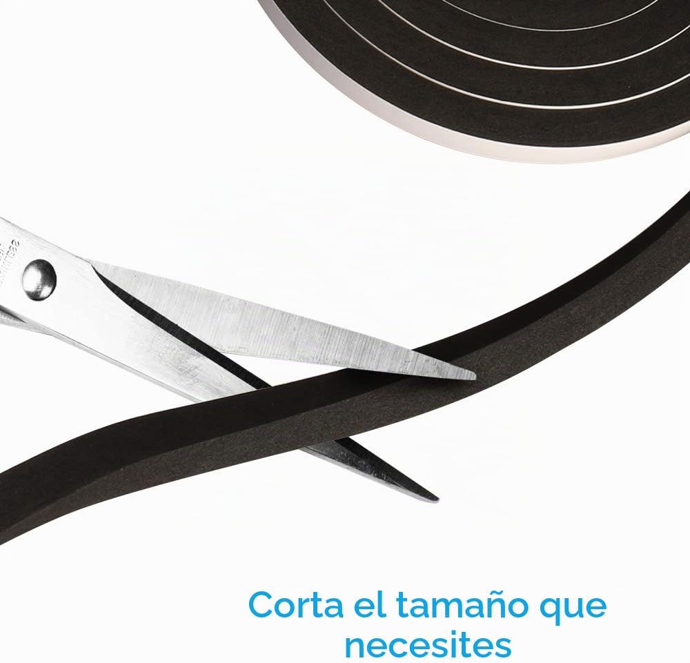 Cinta de sellado de espuma para ventana, 1\/2 pulgadas de ancho x 1...