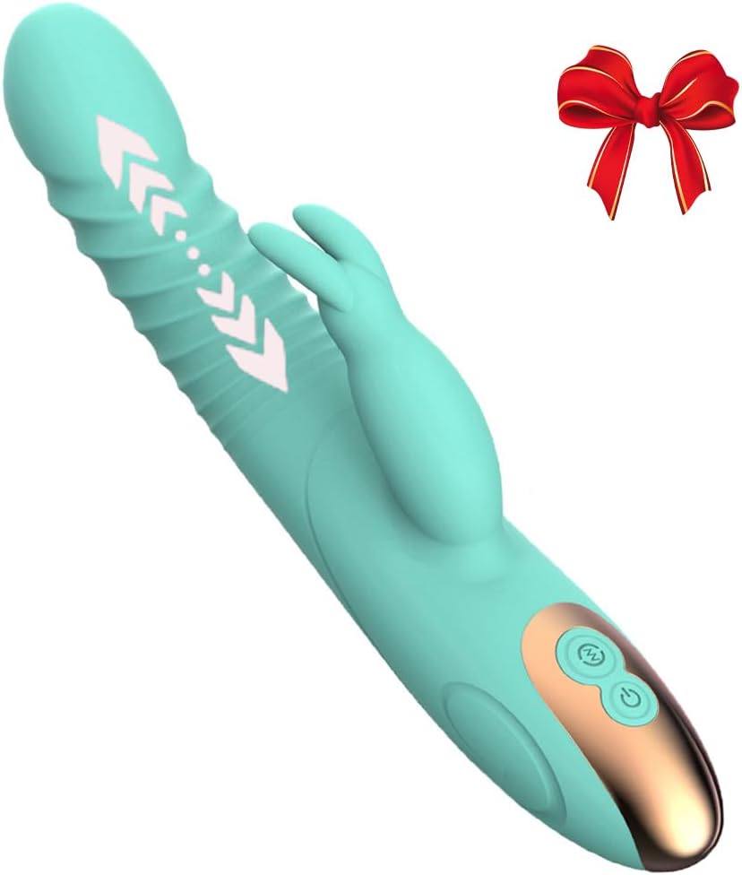 Juego de juguetes de placer de orejas de conejo portátil para mujer...