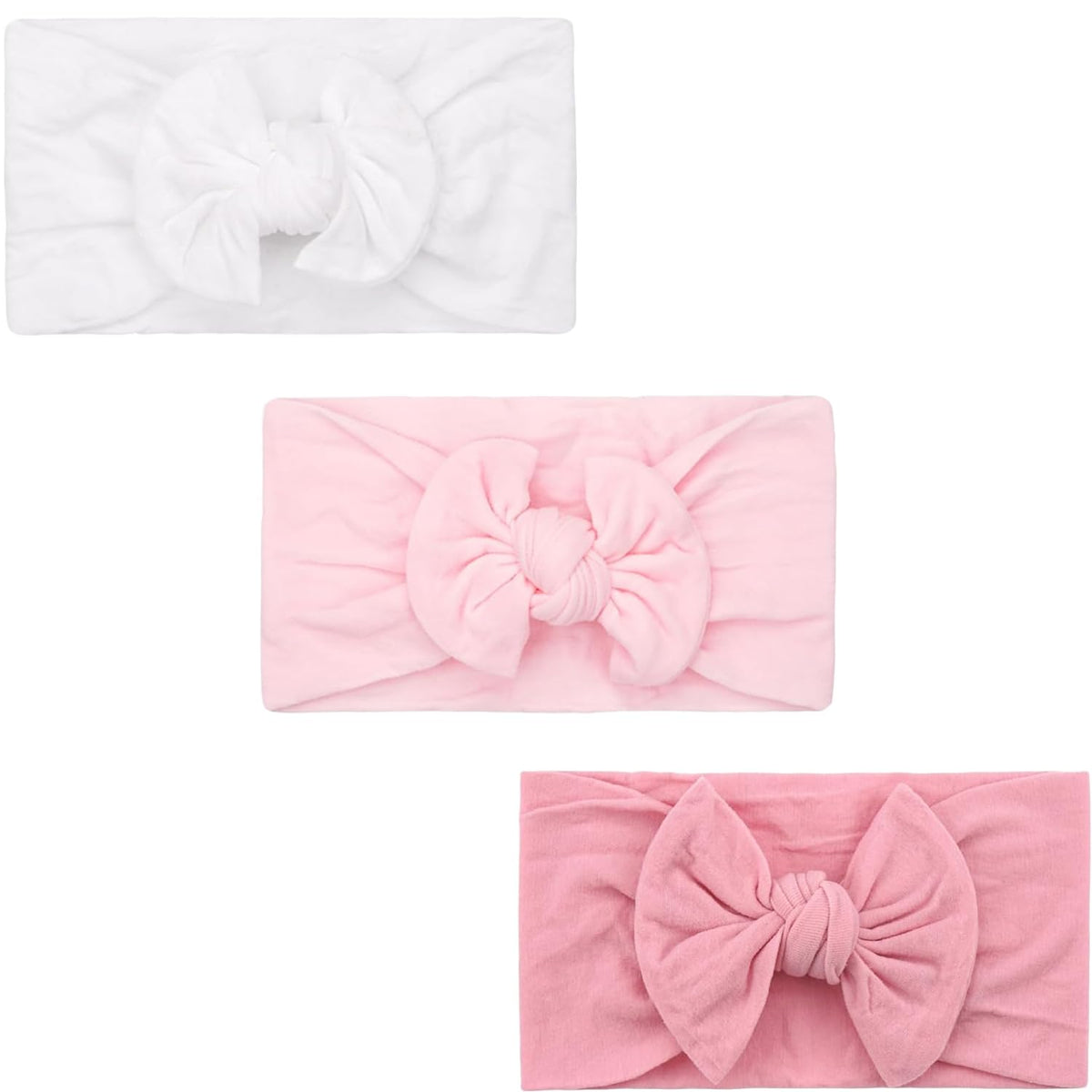 JOYOYO - Diademas de turbante ancho y suave de 3 colores con lazo p...