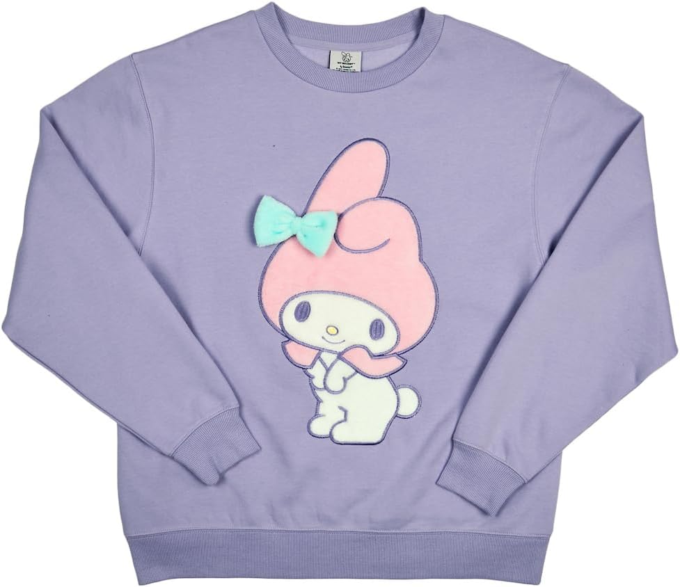 Bioworld My Melody Big Face - Sudadera de forro polar de gran tamañ...