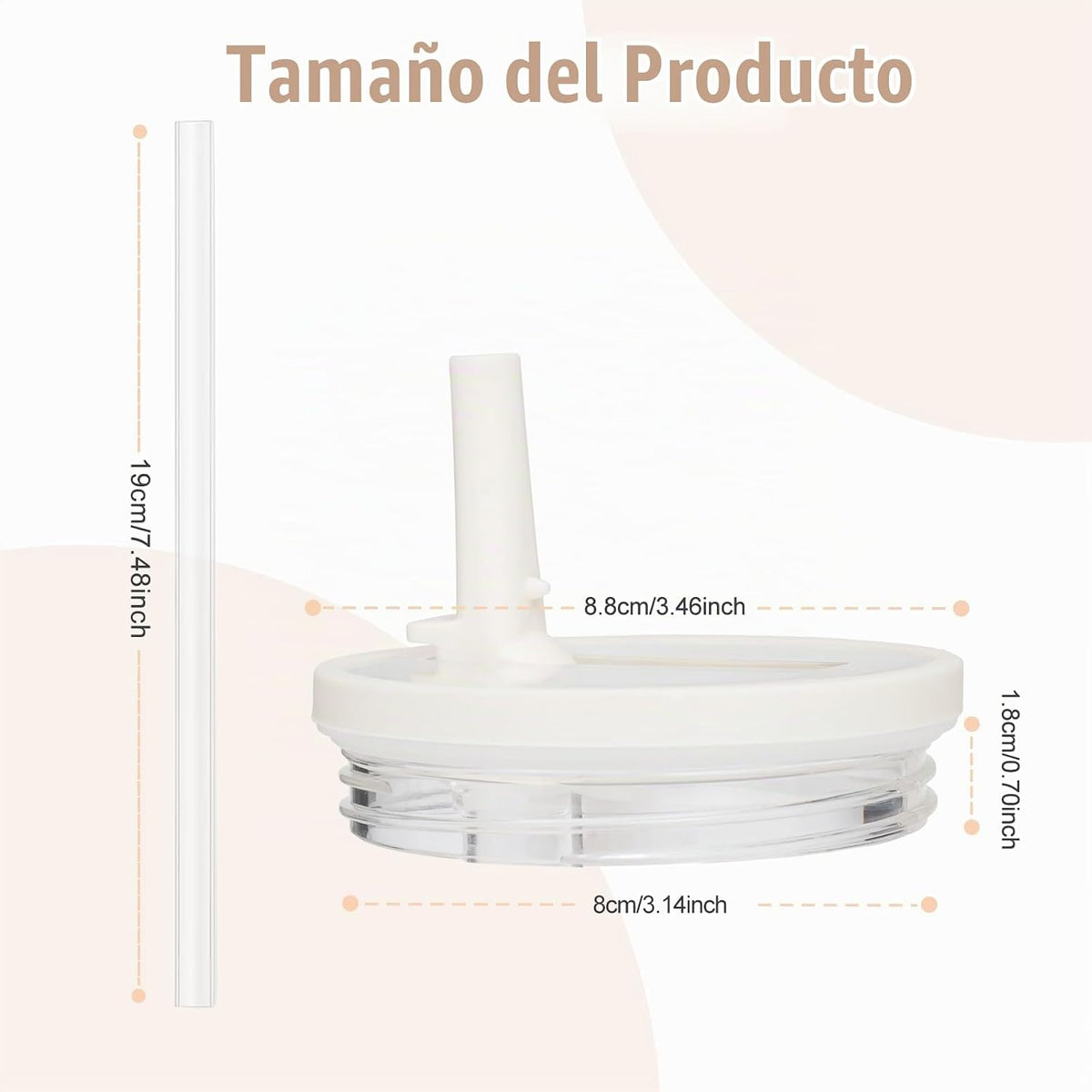 Paquete de 2 vasos de 30 onzas, tapa abatible a prueba de fugas, re...